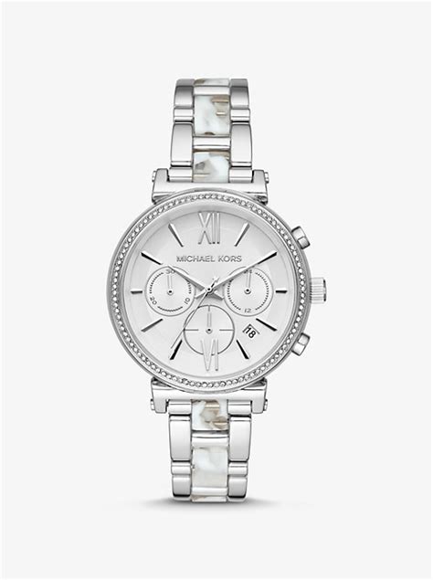 michael kors uhr sofie silber|Sofie Pavé Silver.